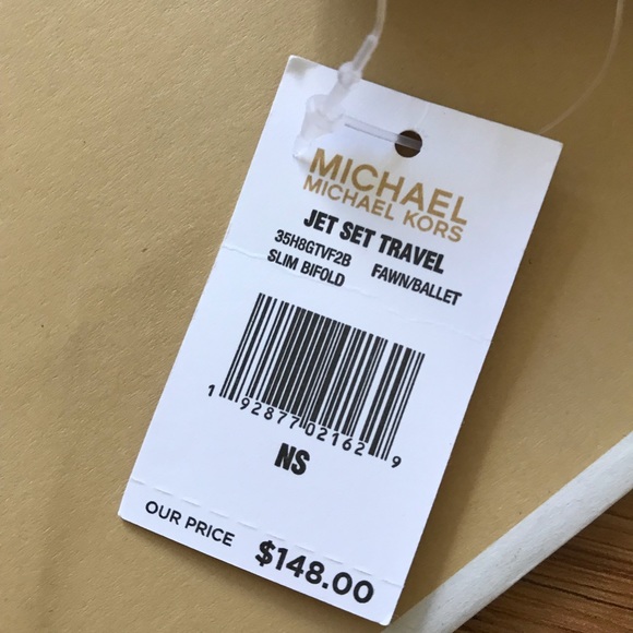 Jet travel slim bifold fawn ballet michael Kors - Picture 5 of 7